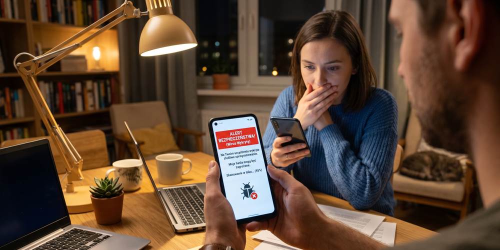 Wirus na smartfonie