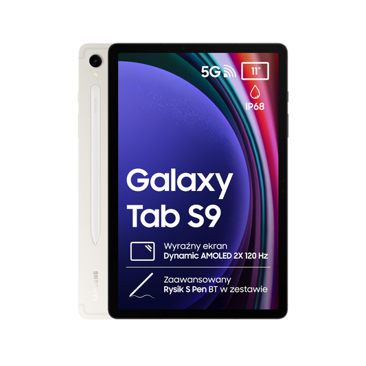 Tablet Samsung Galaxy Tab S9 5G.