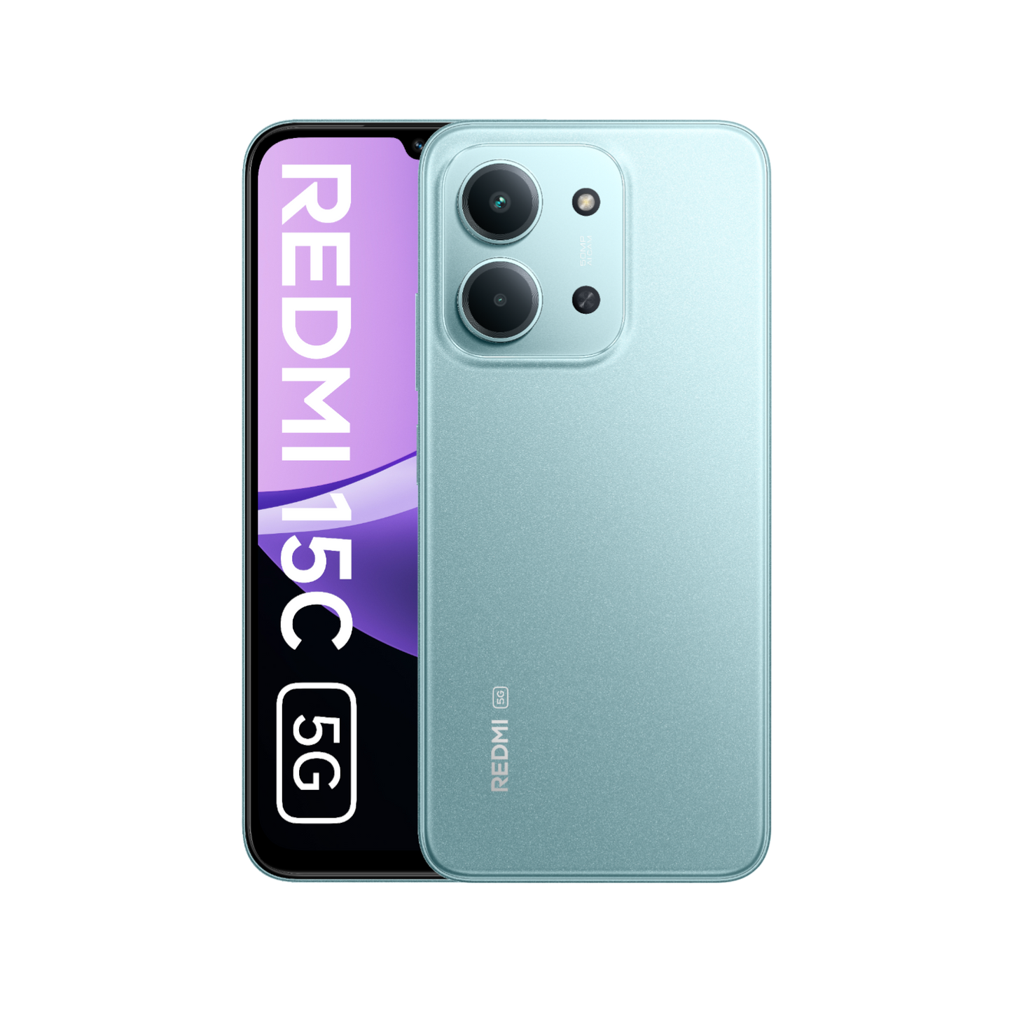 Telefon Redmi 15C 5G Zielony Przednia i tylna obudowa
