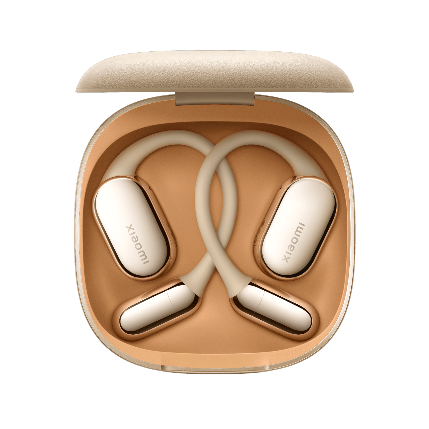 Słuchawki bezprzewodowe Xiaomi OpenWear Stereo Pro Sand Gold Rzut z góry