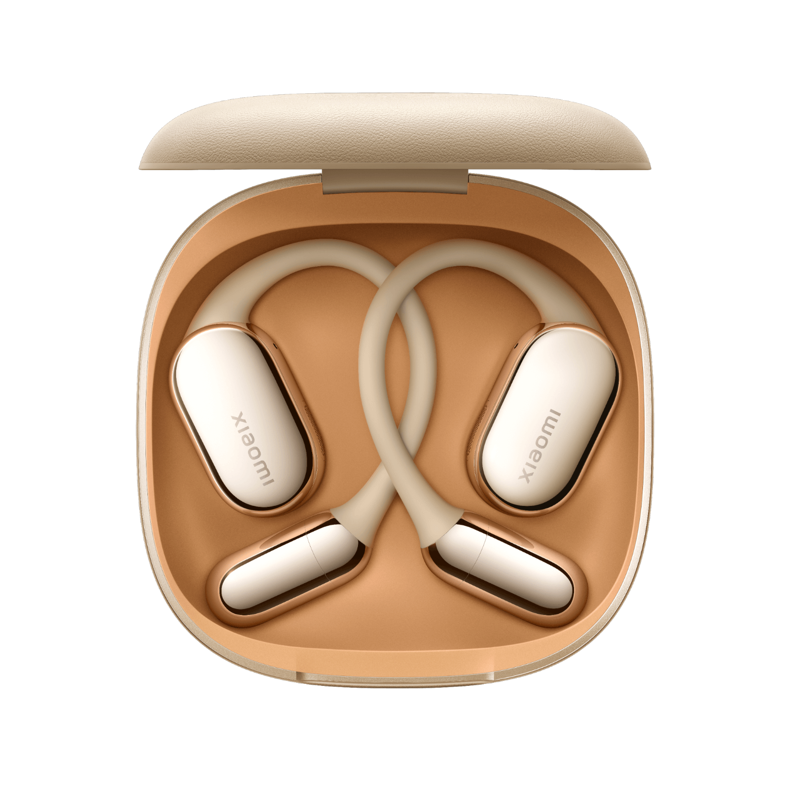 Słuchawki bezprzewodowe Xiaomi OpenWear Stereo Pro Sand Gold Rzut z góry