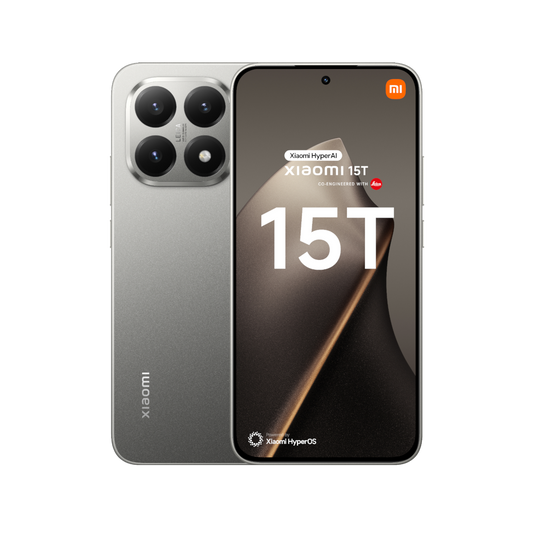 Telefon Xiaomi 15T Szary Przednia i tylna obudowa