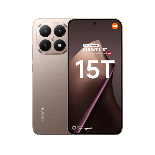 Telefon Xiaomi 15T Różowe Złoto Przednia i tylna obudowa
