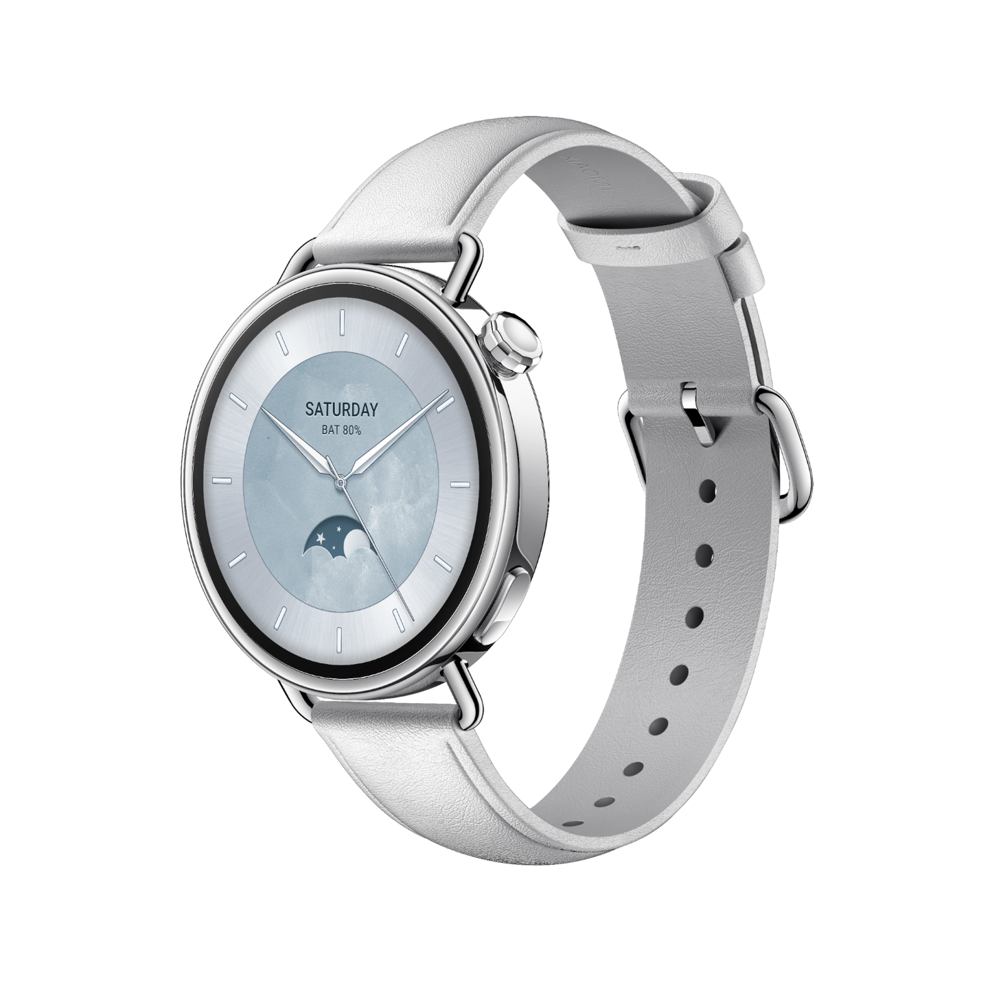 Smartwatch Xiaomi Watch S4 41mm Biały Lewy bok
