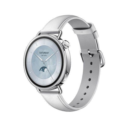 Smartwatch Xiaomi Watch S4 41mm Biały Lewy bok