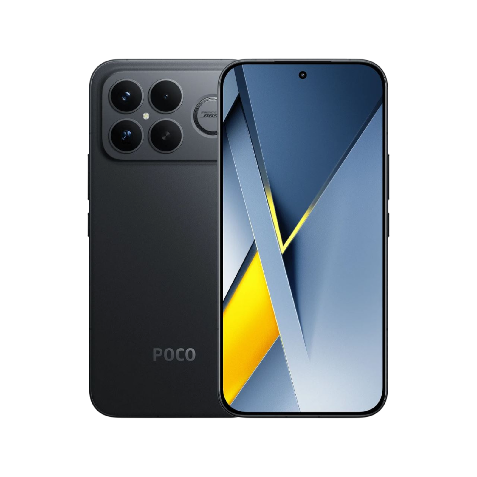 Telefon POCO Ultra F8 Pro Czarny Przednia i tylna obudowa