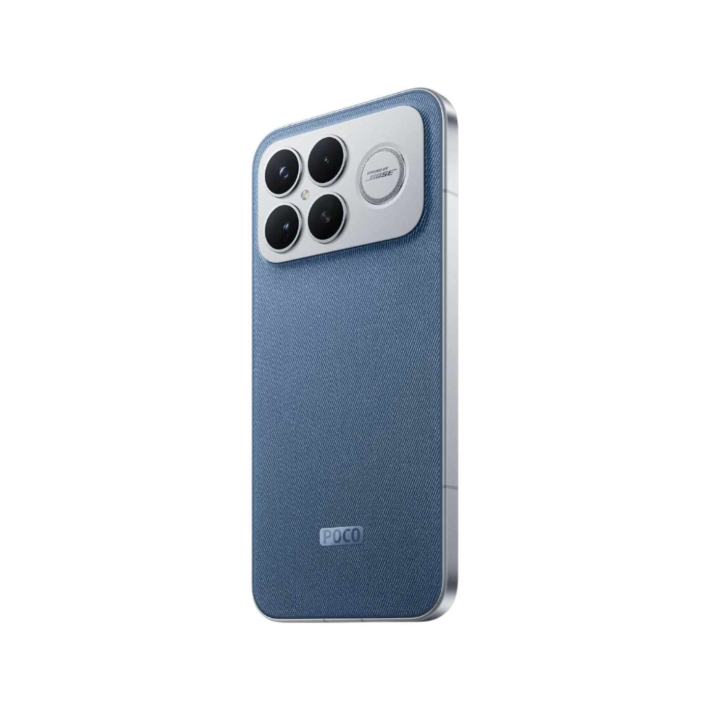 Smartfon POCO Ultra F8 Pro Niebieski Tylny, prawy bok obudowy