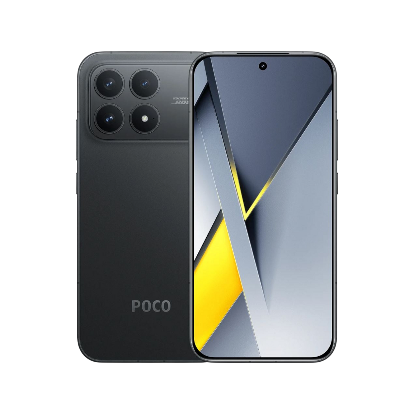 Telefon POCO F8 Pro Czarny Przednia i tylna obudowa