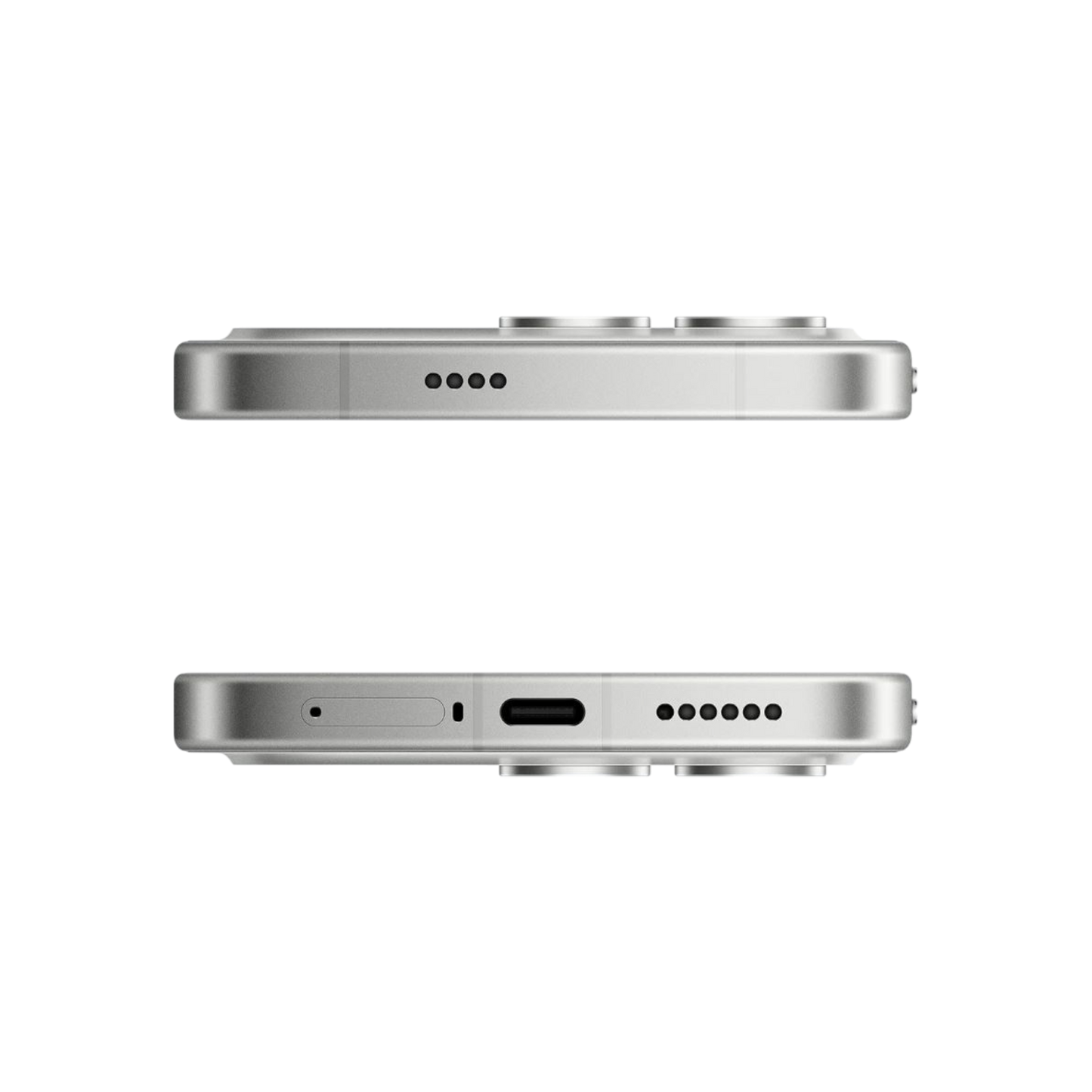 Smartfon POCO F8 Pro Srebrny Dolna i górna obudowa