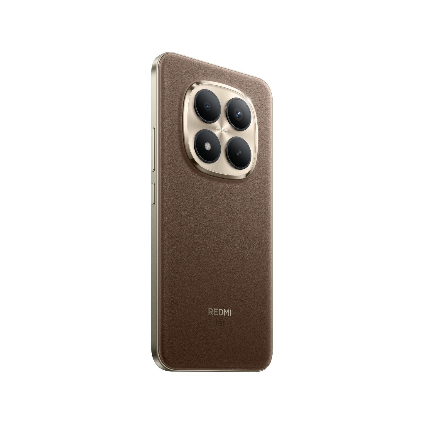 Smartfon Redmi Note 15 Pro Plus 5G Złoty Tylny, lewy bok