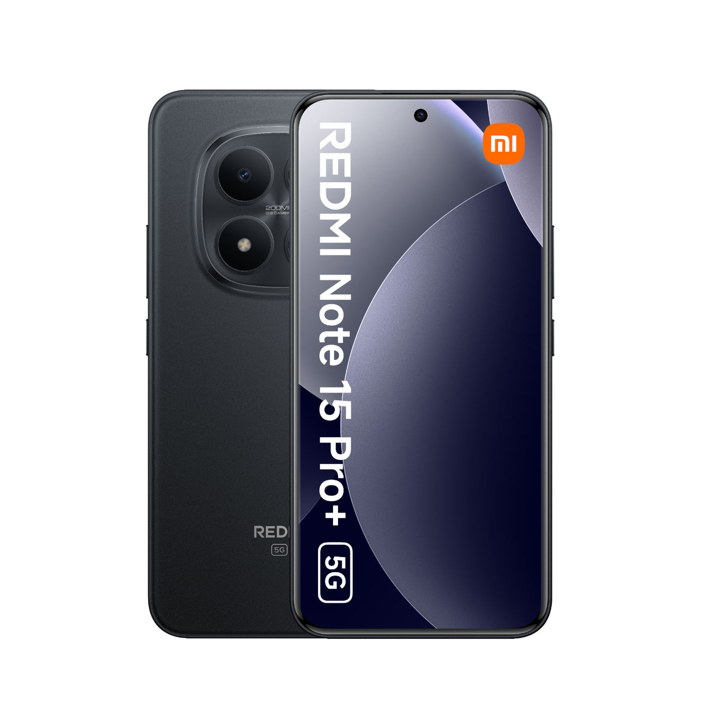 Smartfon Redmi Note 15 Pro Plus 5G Czarny Przednia i tylna obudowa