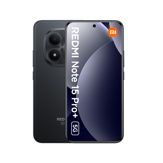 Smartfon Redmi Note 15 Pro Plus 5G Czarny Przednia i tylna obudowa