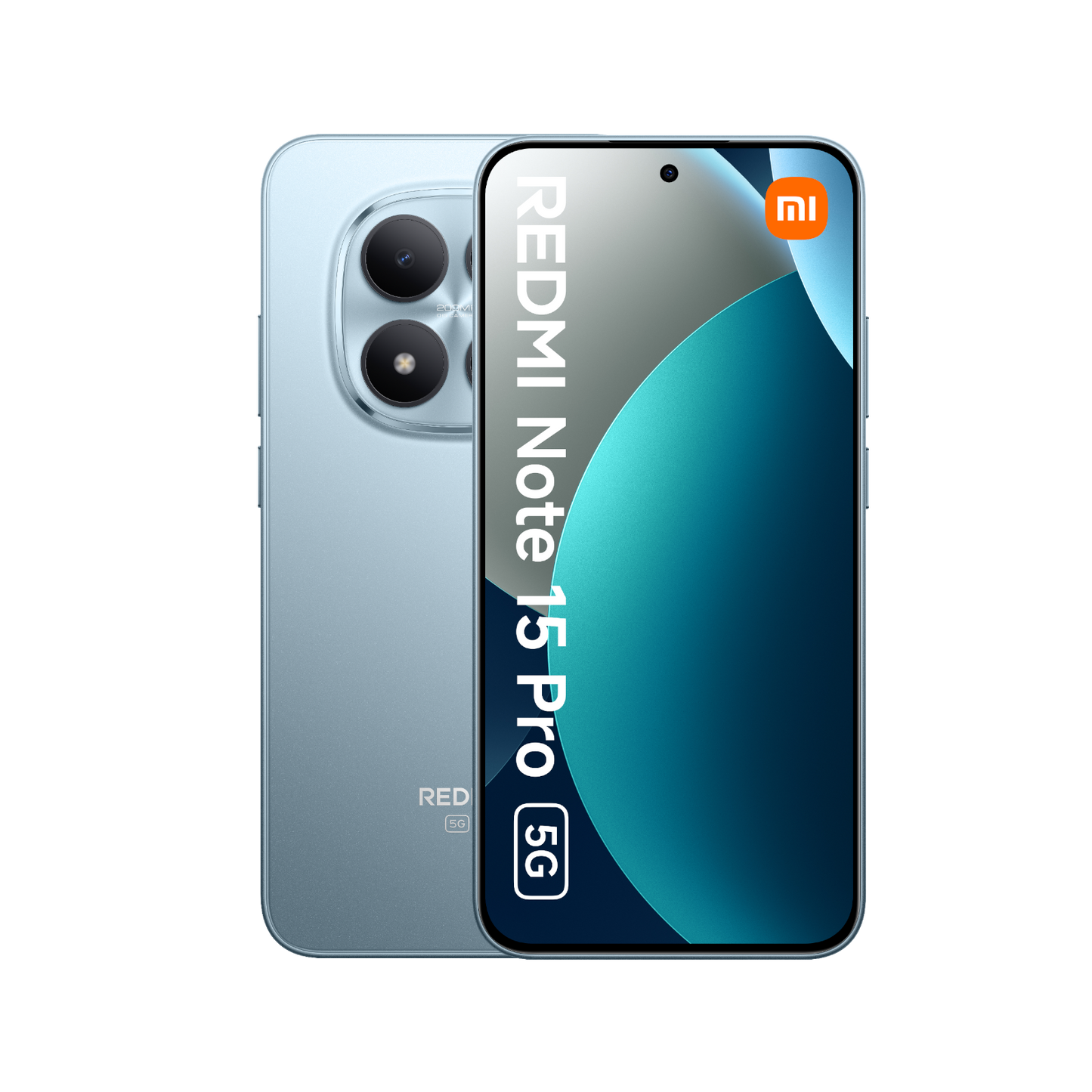 Smartfon Redmi Note 15 Pro 5G Niebieski Przednia i tylna obudowa
