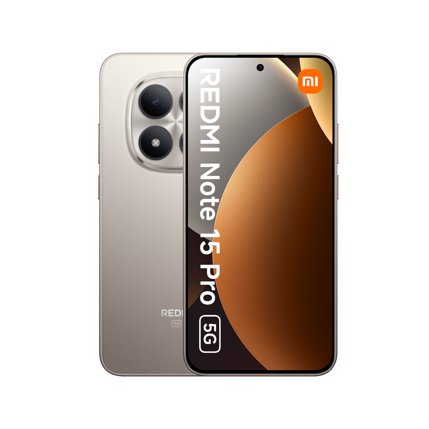 Smartfon Redmi Note 15 Pro 5G Titanium Przednia i tylna obudowa