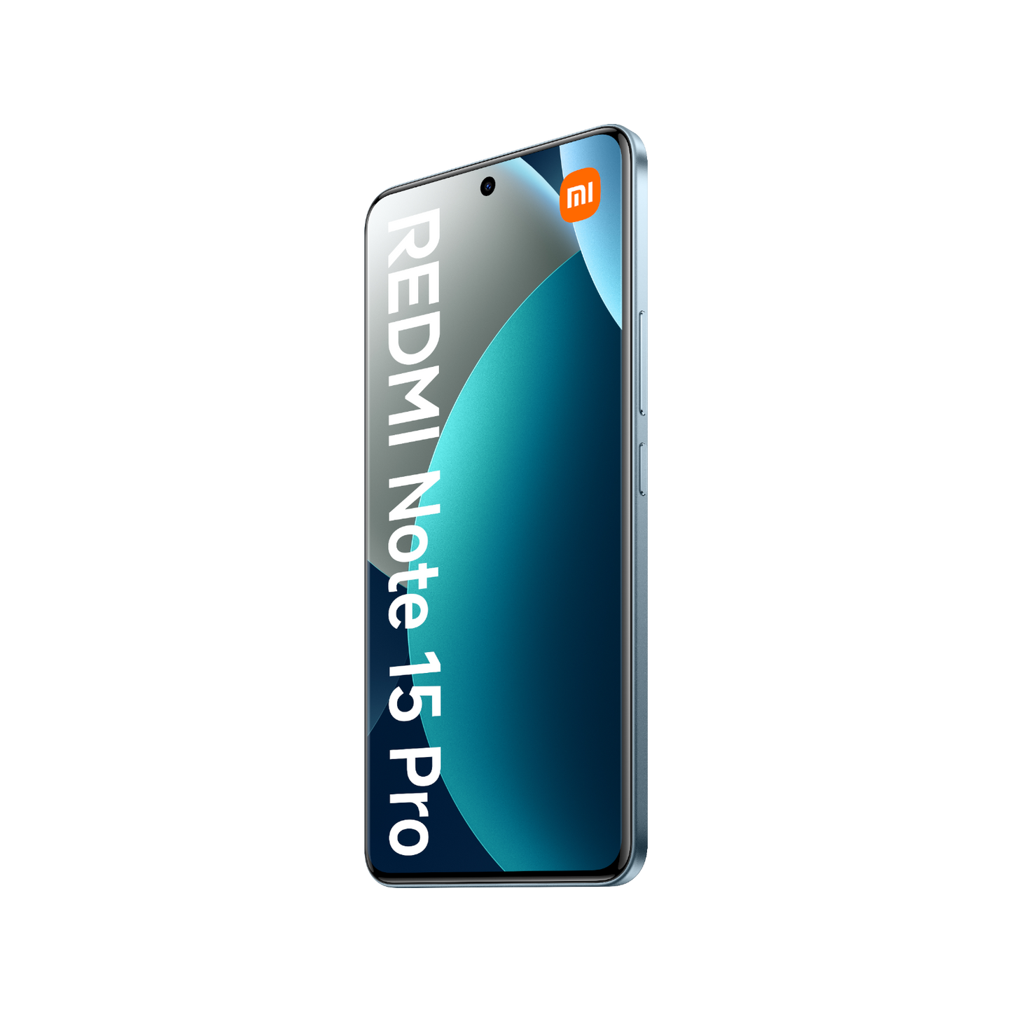 Smartfon Redmi Note 15 Pro LTE Niebieski Przedni, prawy bok