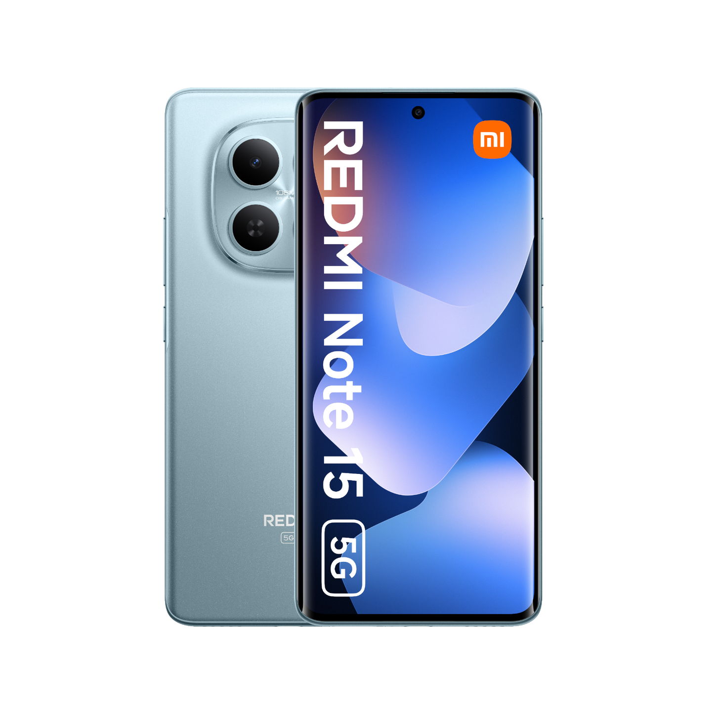 Smartfon Redmi Note 15 5G Niebieski Przednia i tylna obudowa