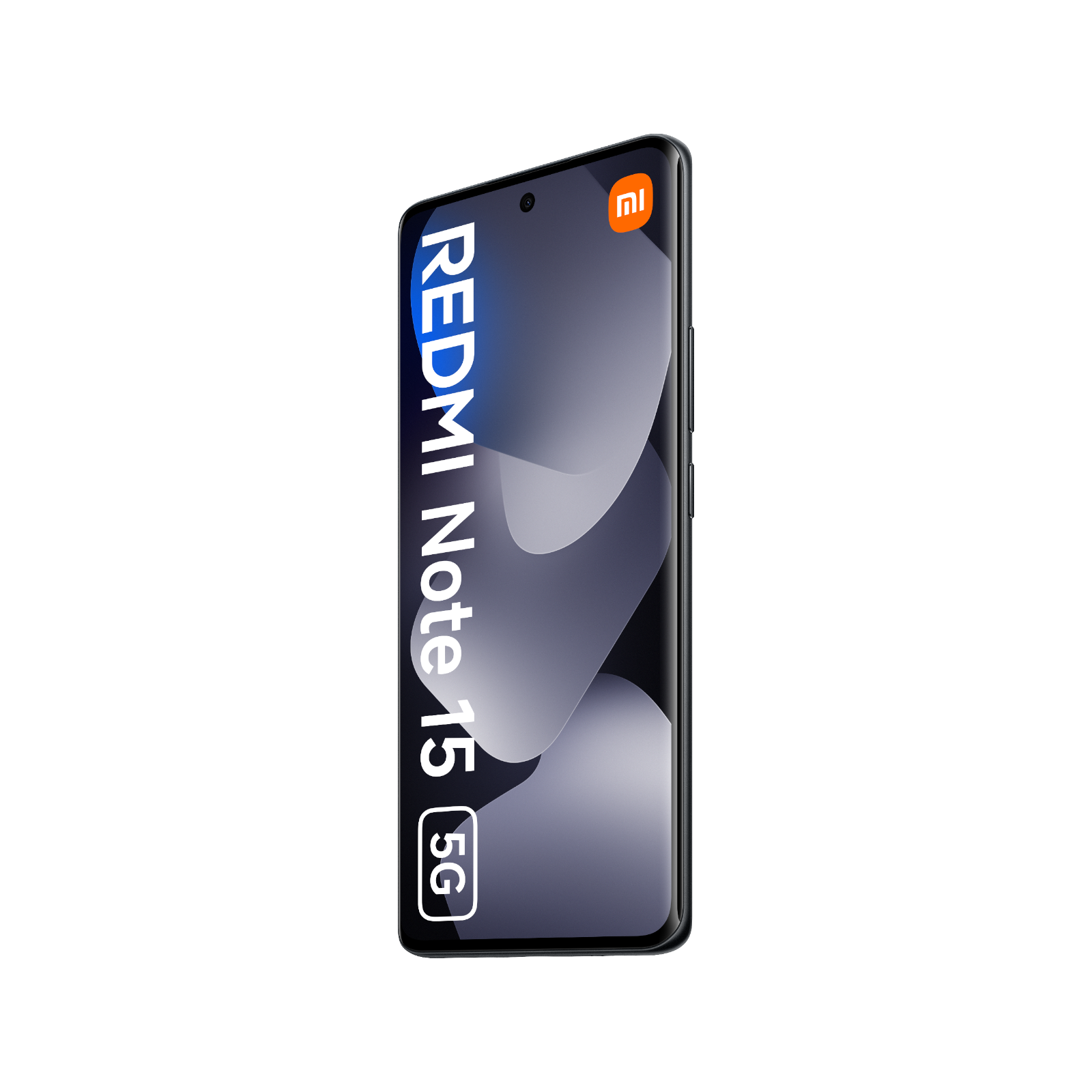 Redmi Note 15 5G Czarny Przedni, prawy bok