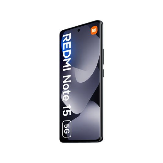 Redmi Note 15 5G Czarny Przedni, prawy bok