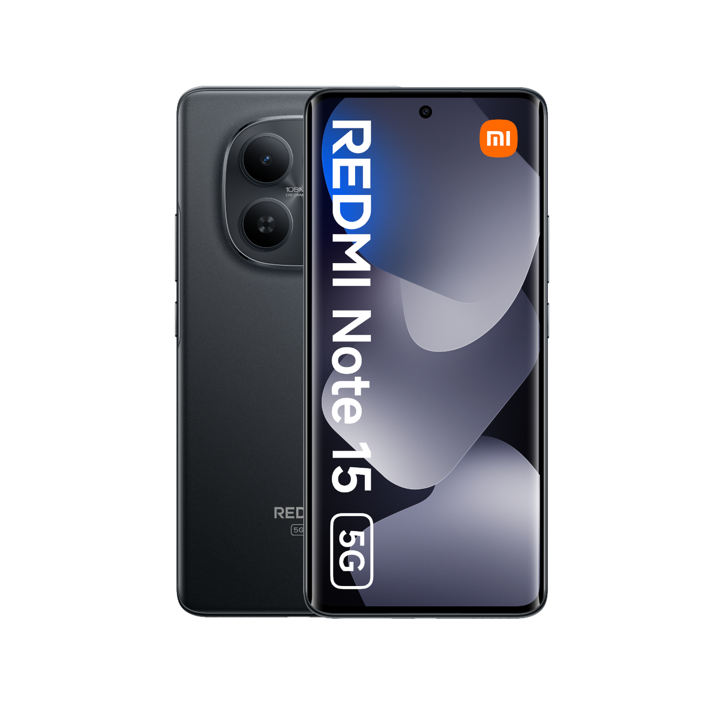 Smartfon Redmi Note 15 5G Czarny Przednia i tylna obudowa