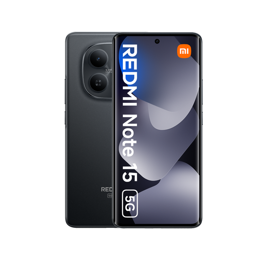 Smartfon Redmi Note 15 5G Czarny Przednia i tylna obudowa