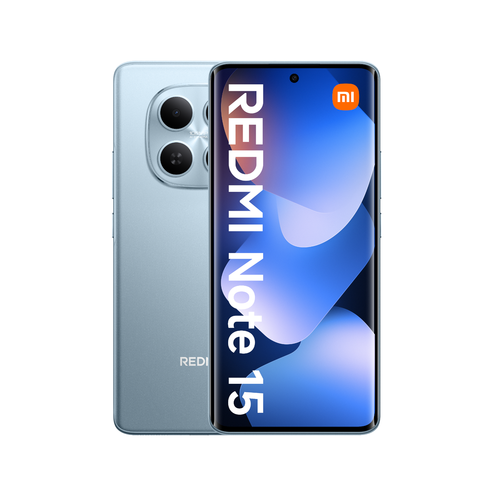 Redmi Note 15 LTE Niebieski Przednia i tylna obudowa