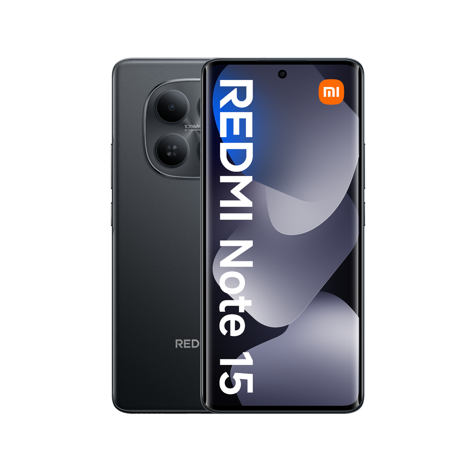 Redmi Note 15 LTE Czarny Przednia i tylna obudowa