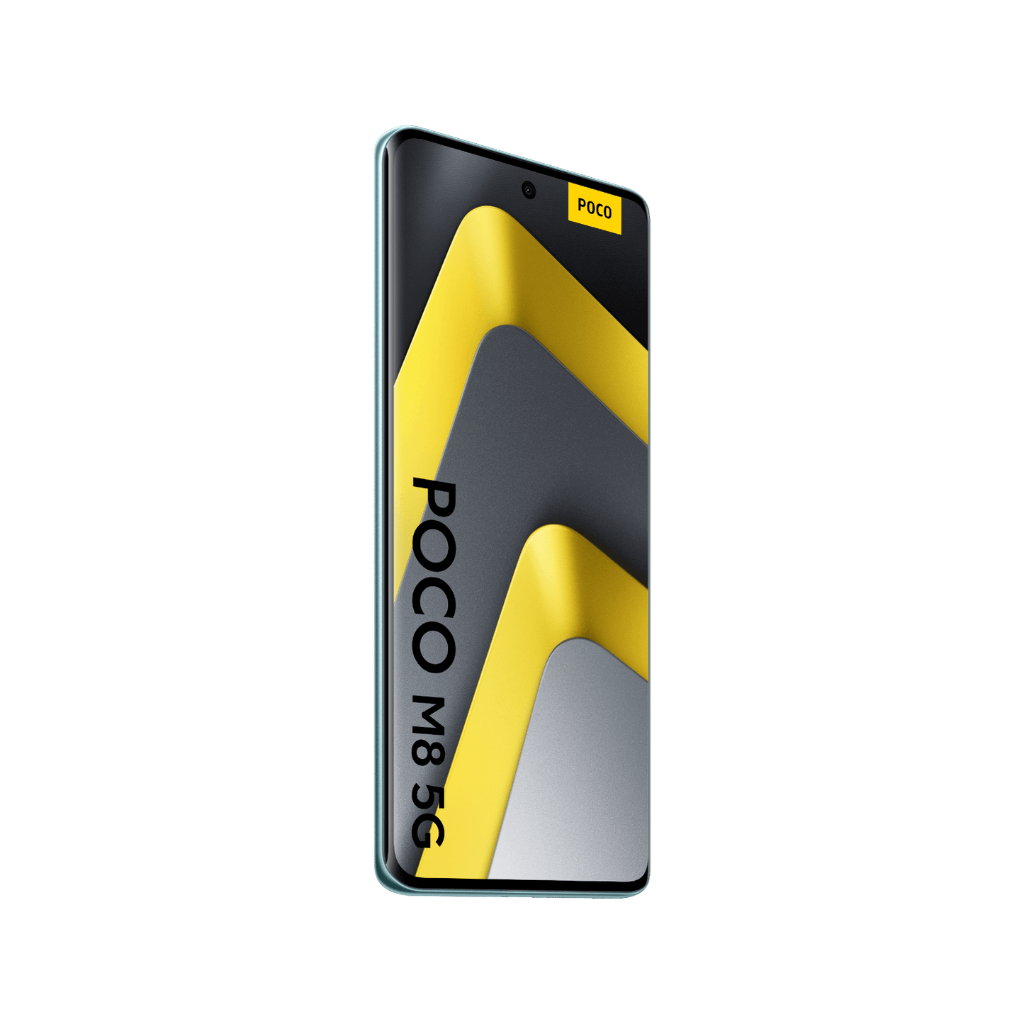 POCO M8 5G zielony przód bok