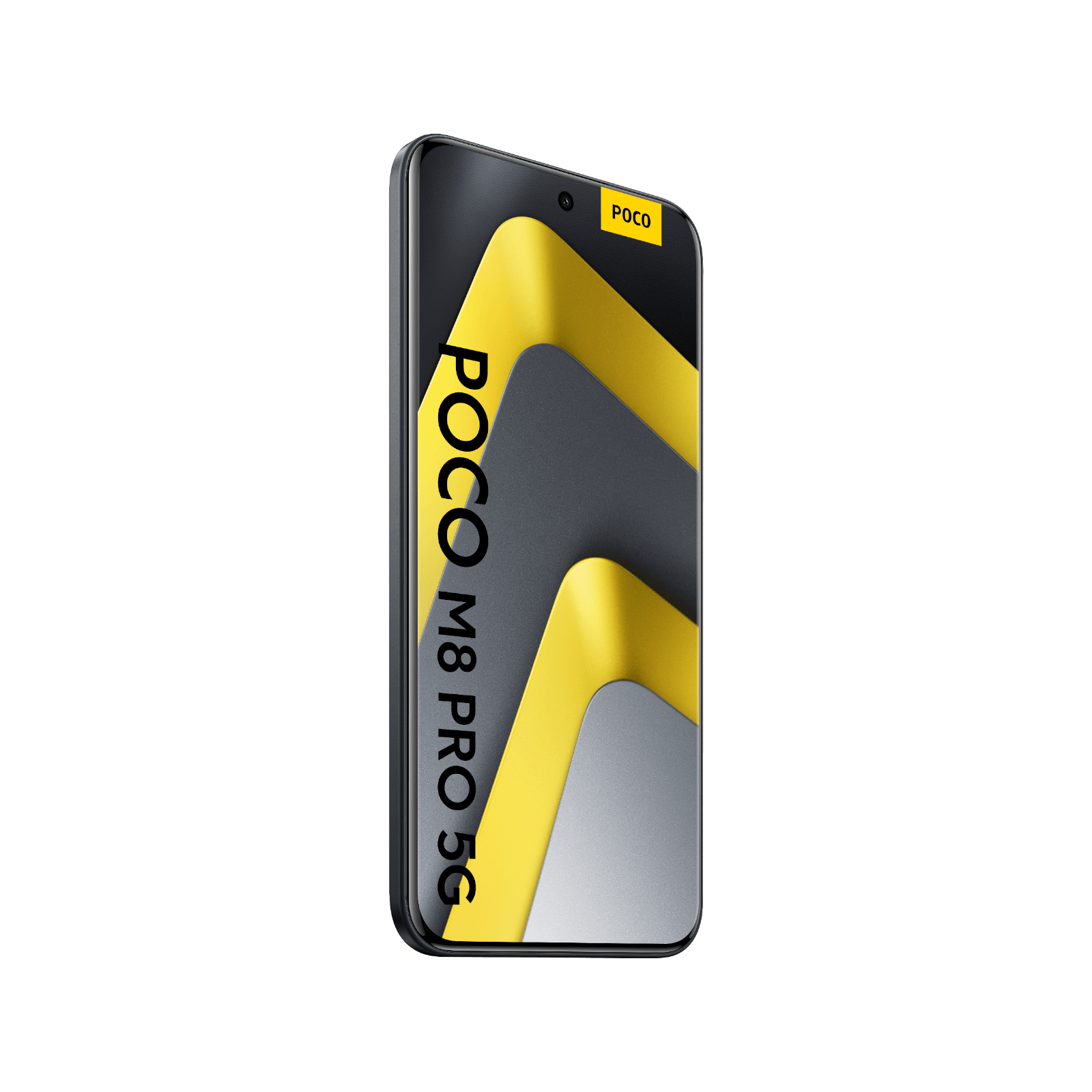 POCO M8 Pro 5G czarny przód bok 2