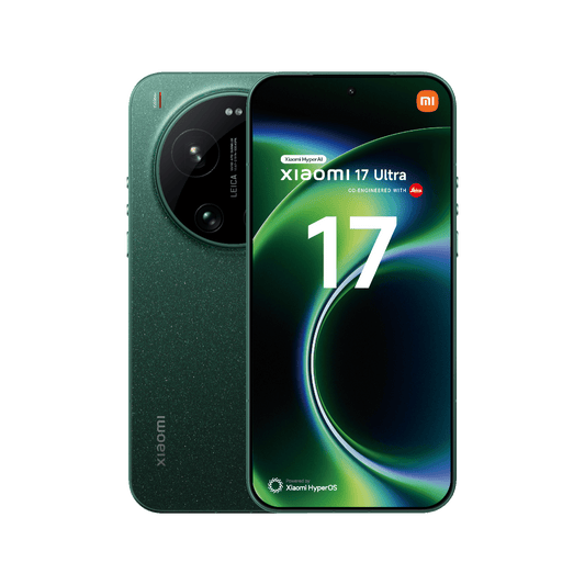 Smartfon Xiaomi 17 Ultra Zielony Przednia i tylna obudowa