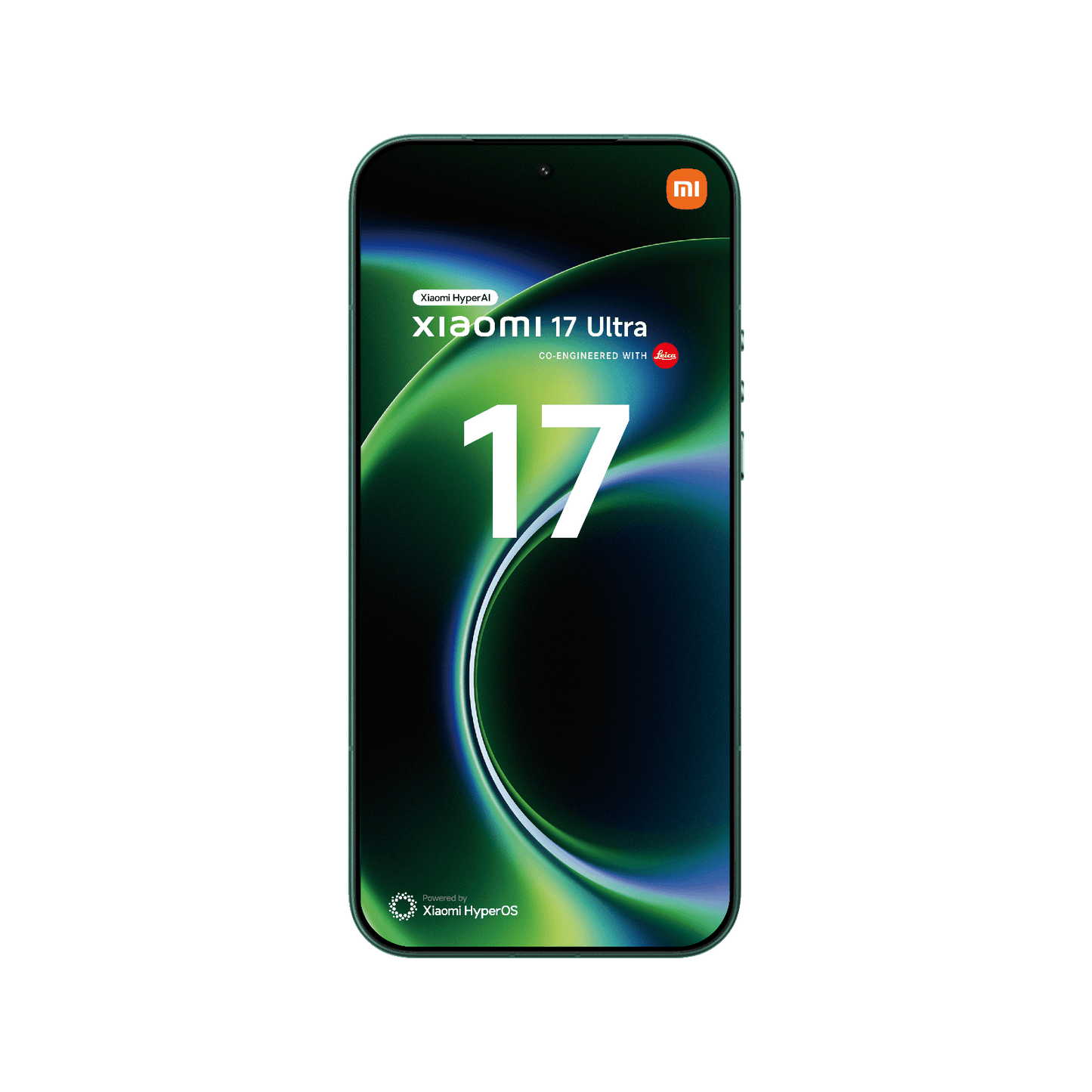 Smartfon Xiaomi 17 Ultra Zielony Front
