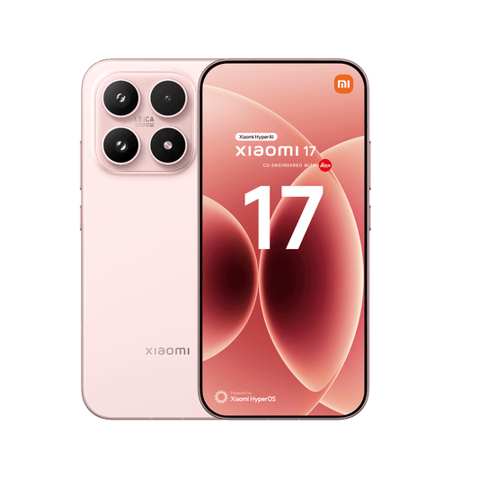Smartfon Xiaomi 17 Różowy Przednia i tylna obudowa