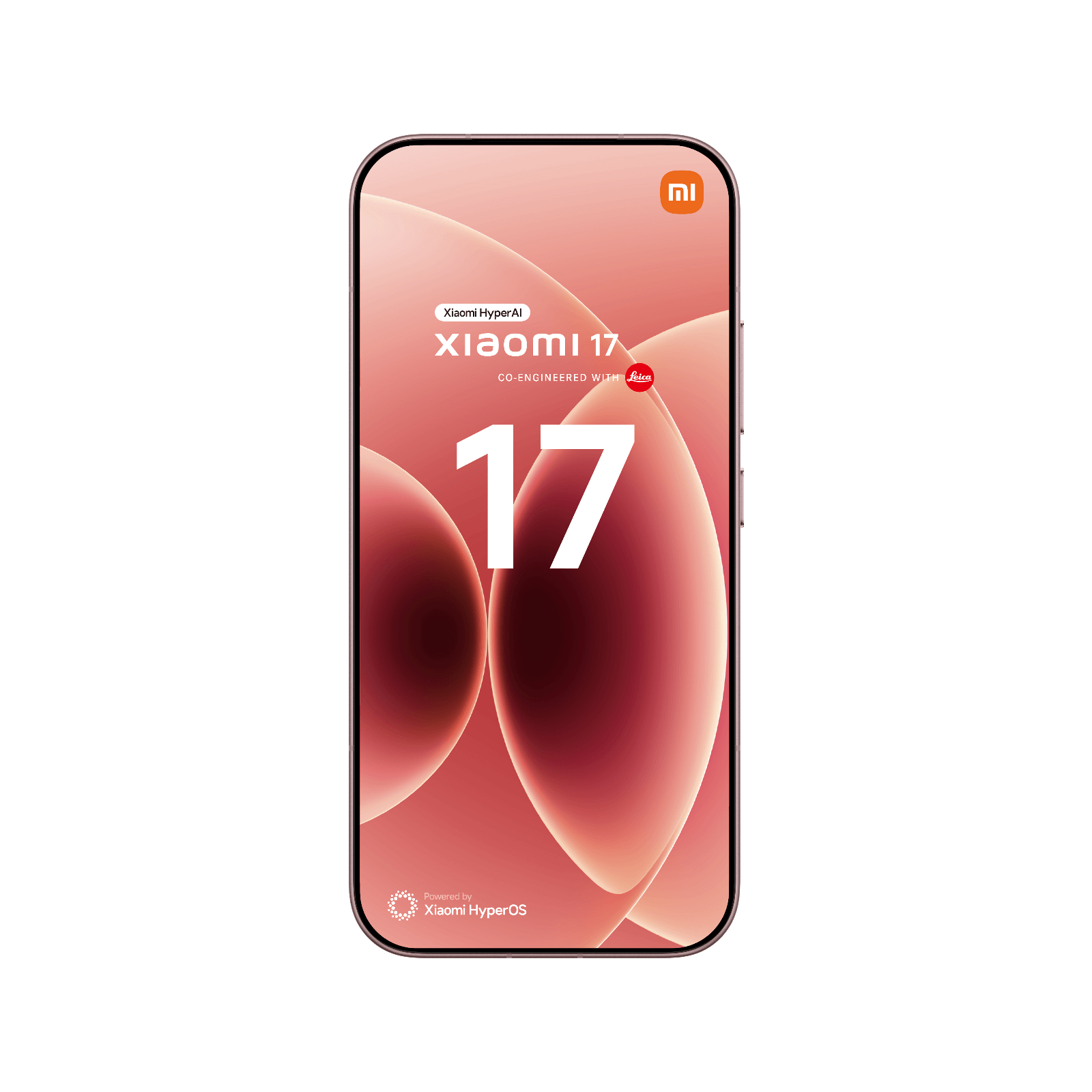 Smartfon Xiaomi 17 Różowy Front