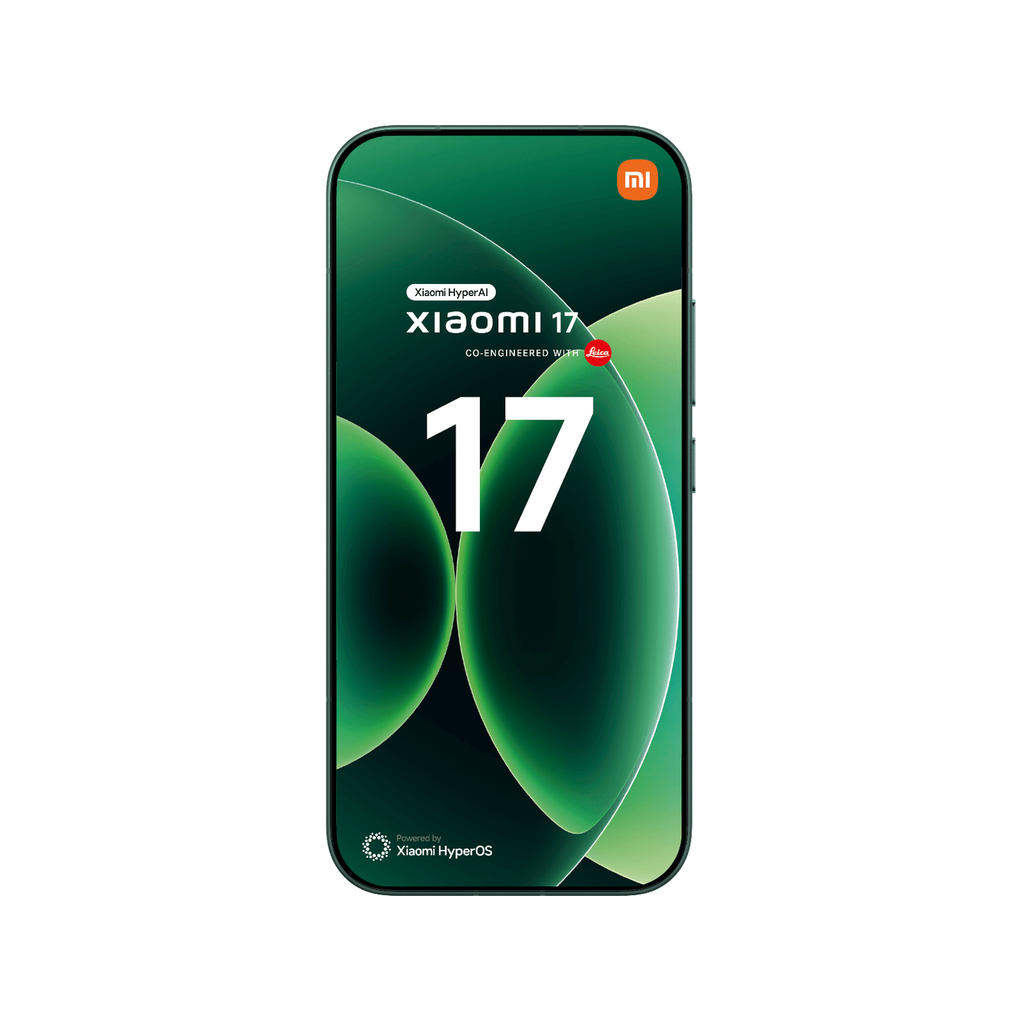 Smartfon Xiaomi 17 Zielony Front
