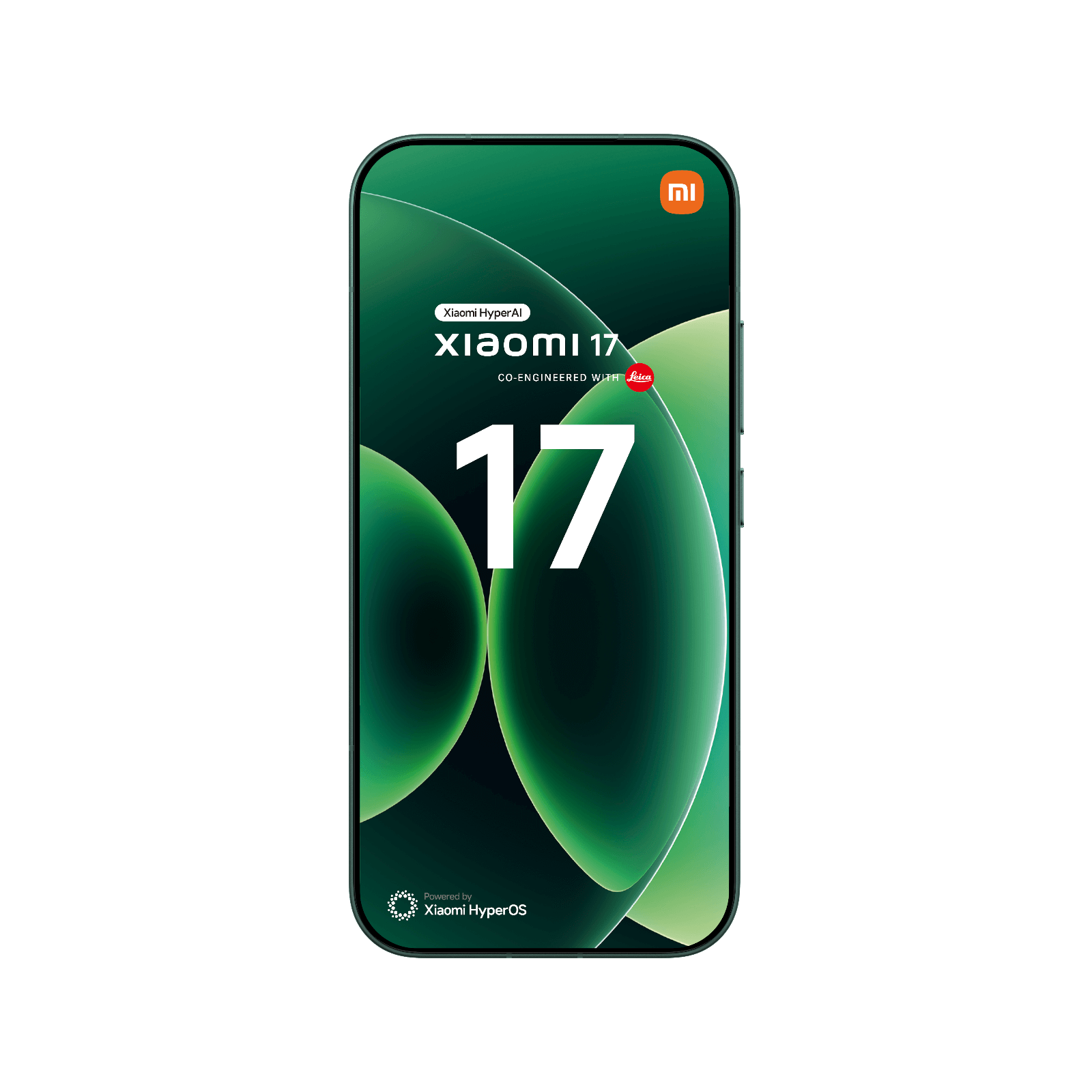 Smartfon Xiaomi 17 Zielony Front