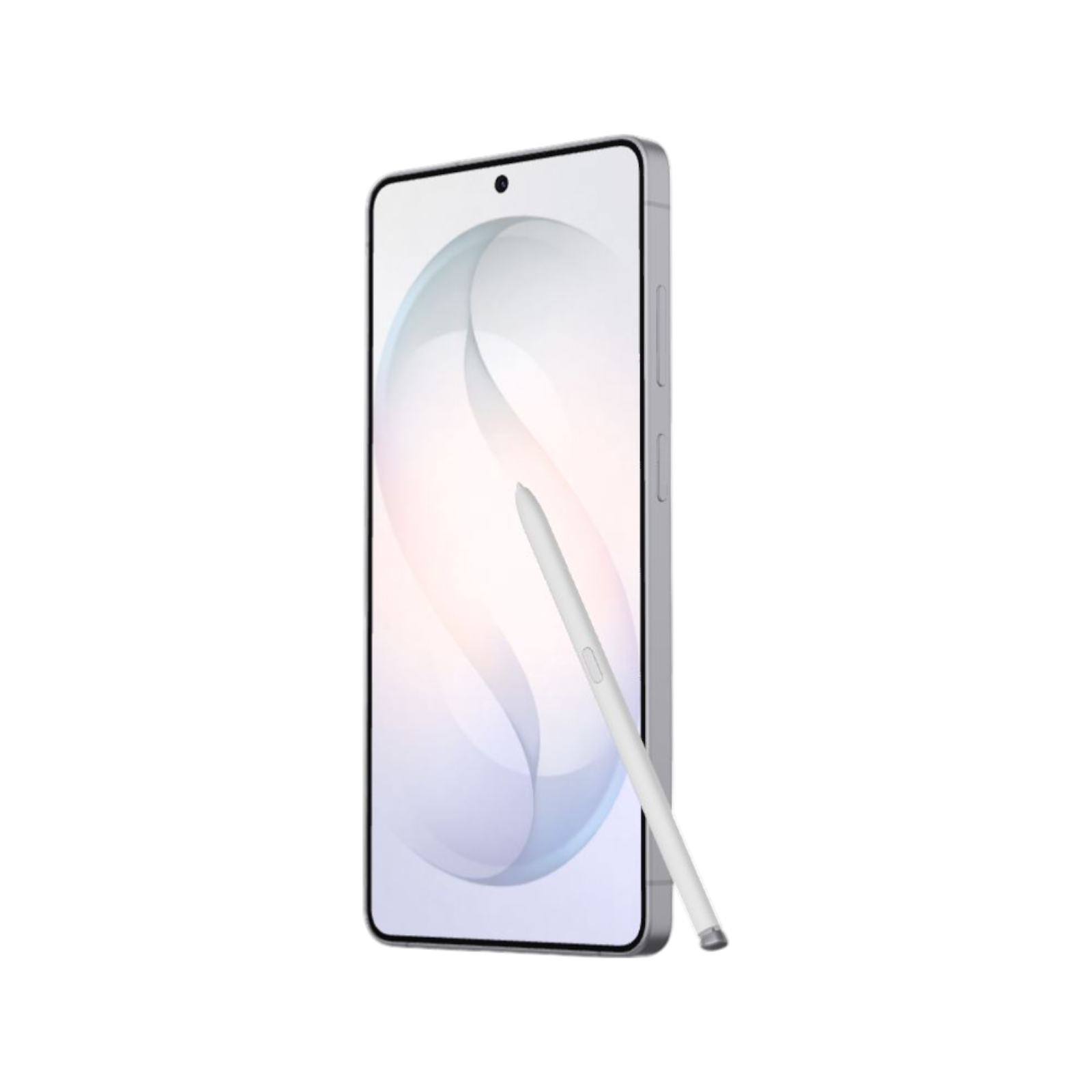 Smartfon Samsung Galaxy S26 Ultra 5G Biały Przedni, prawy bok