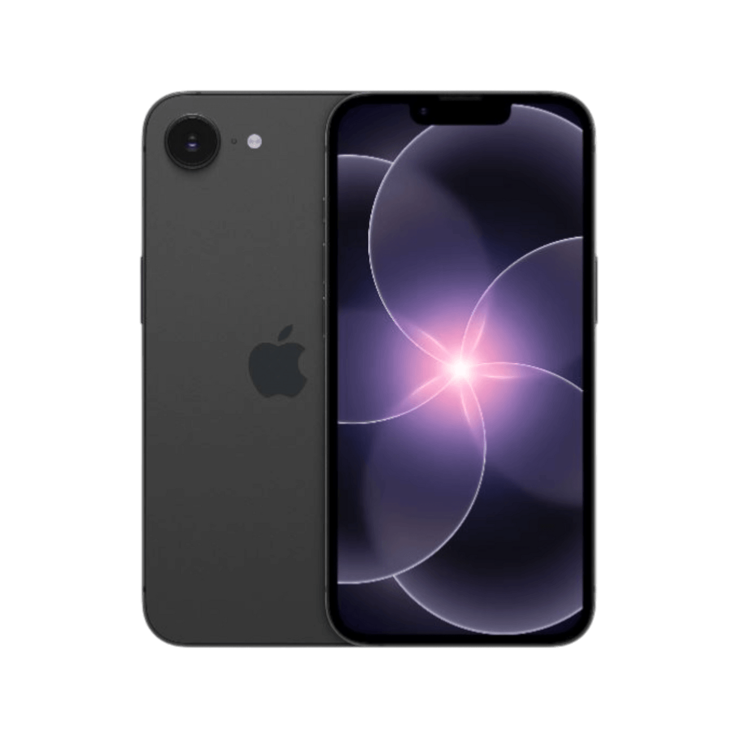 Smartfon Apple iPhone 17e E-SIM Czarny Przednia i tylna obudowa
