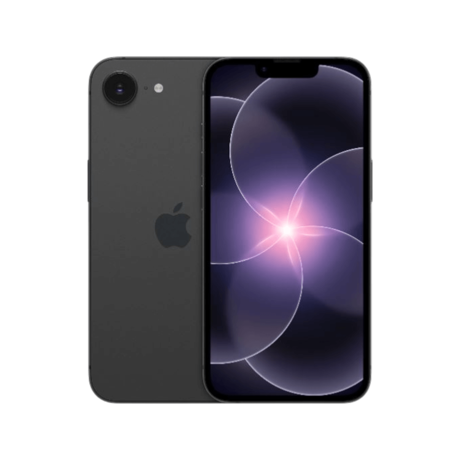 Smartfon Apple iPhone 17e E-SIM Czarny Przednia i tylna obudowa