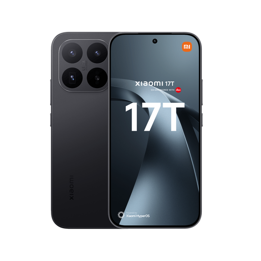 Telefon Xiaomi 17T Czarny Przód i tył