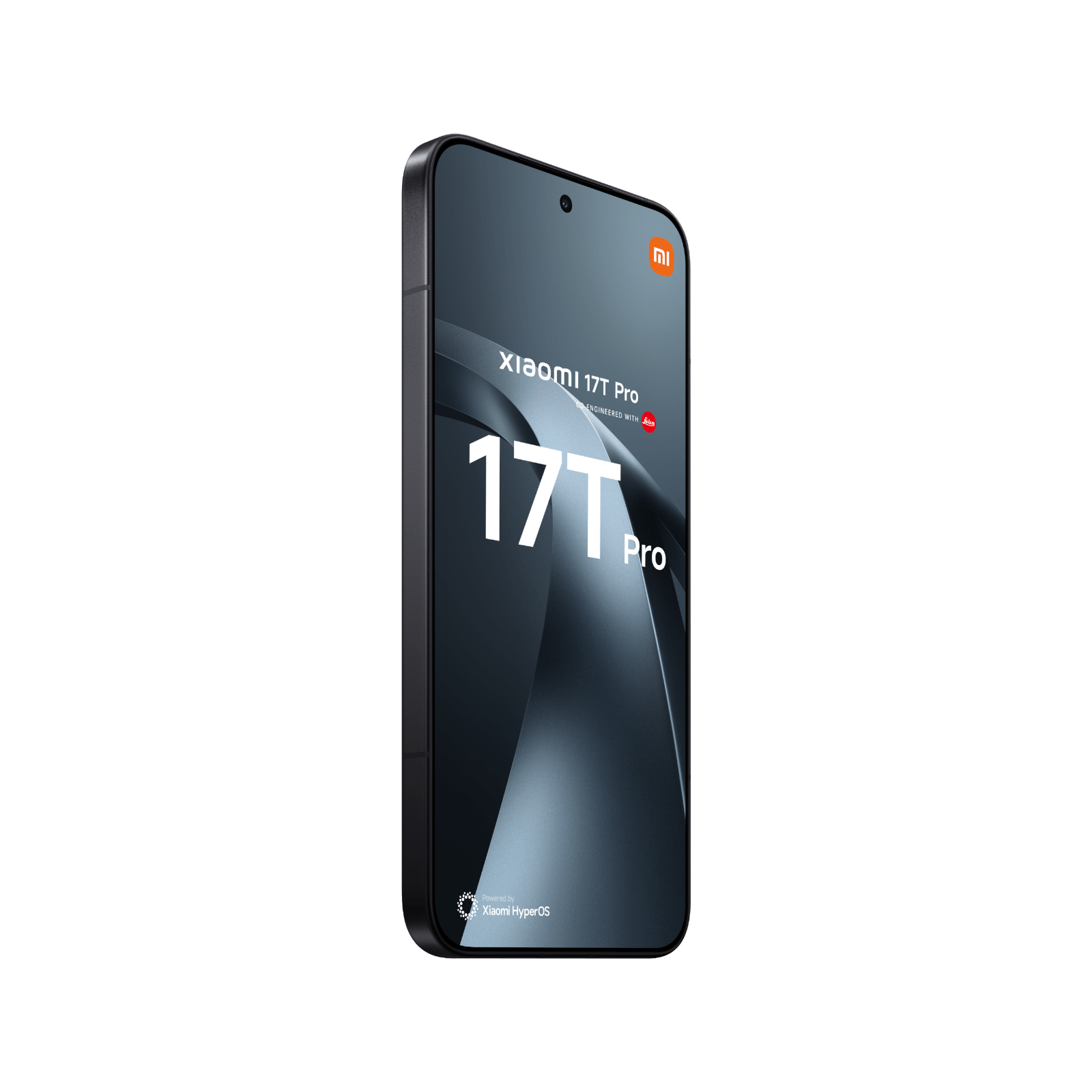 Smartfon Xiaomi 17T Pro Czarny Przedni, lewy bok
