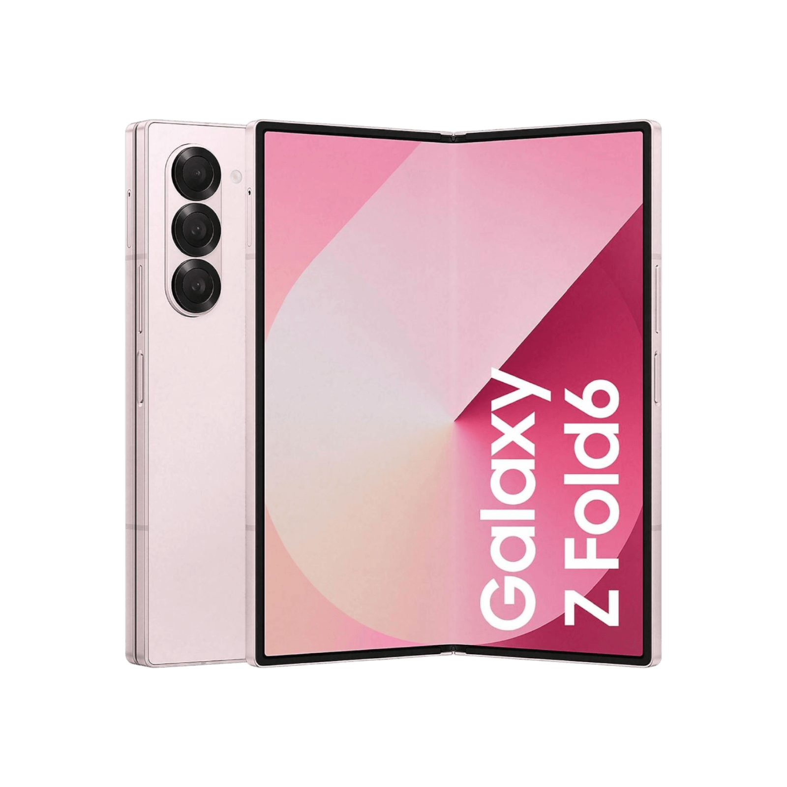 Smartfon Samsung Galaxy Z Fold6 Różowy Rozłożony