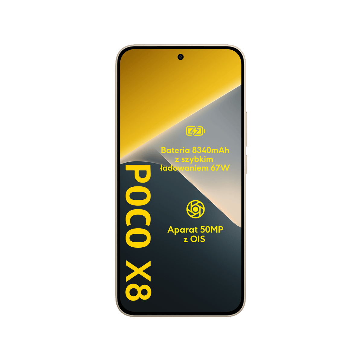 Smartfon POCO X8 Pomarańczowy Front