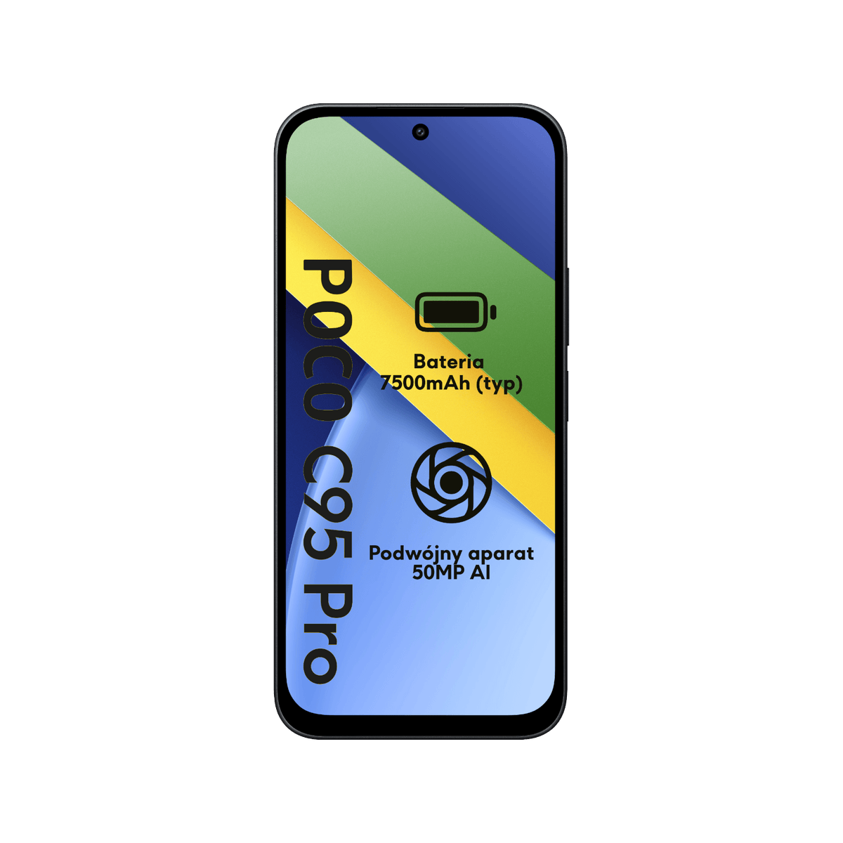 Smartfon POCO C95 Pro Czarny Front