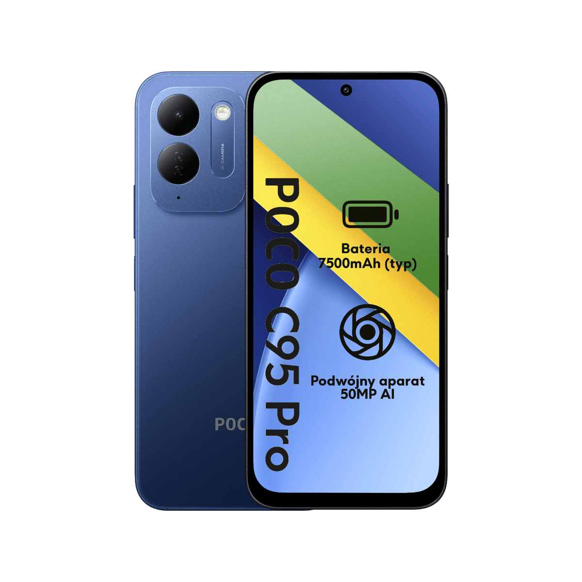 Smartfon POCO C95 Pro Niebieski