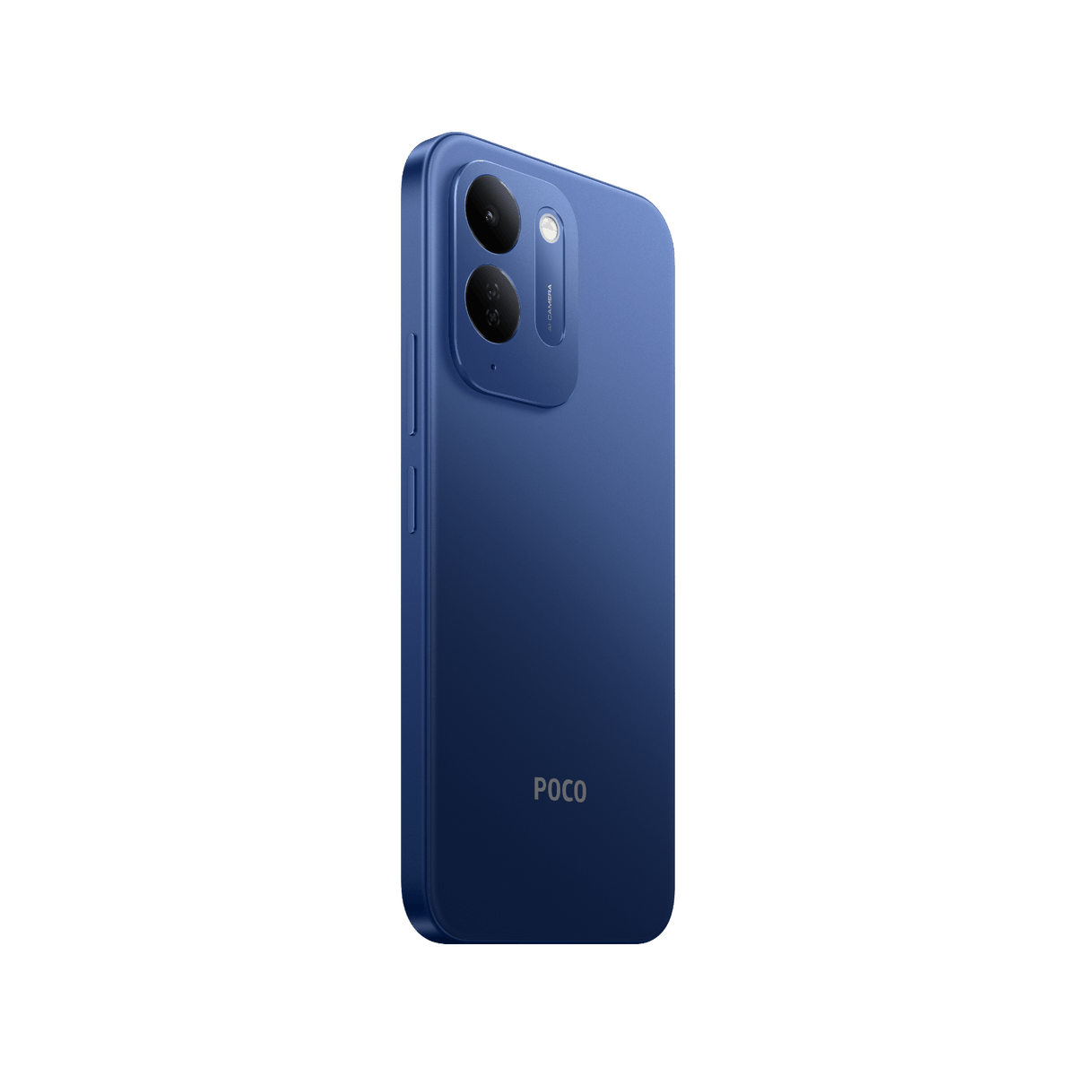 Smartfon POCO C95 Pro Niebieski Tylny lewy bok
