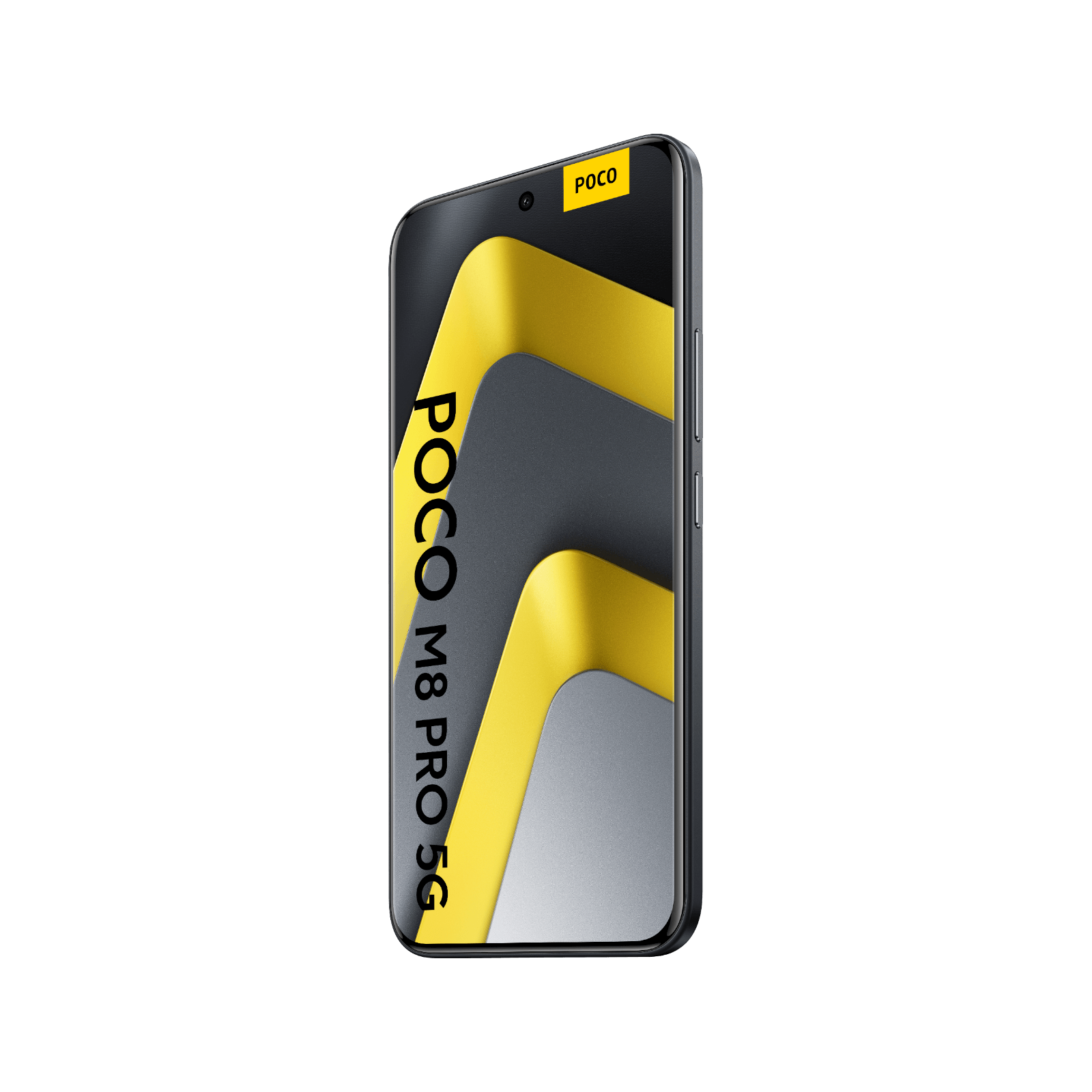 POCO M8 Pro 5G czarny przód bok 2