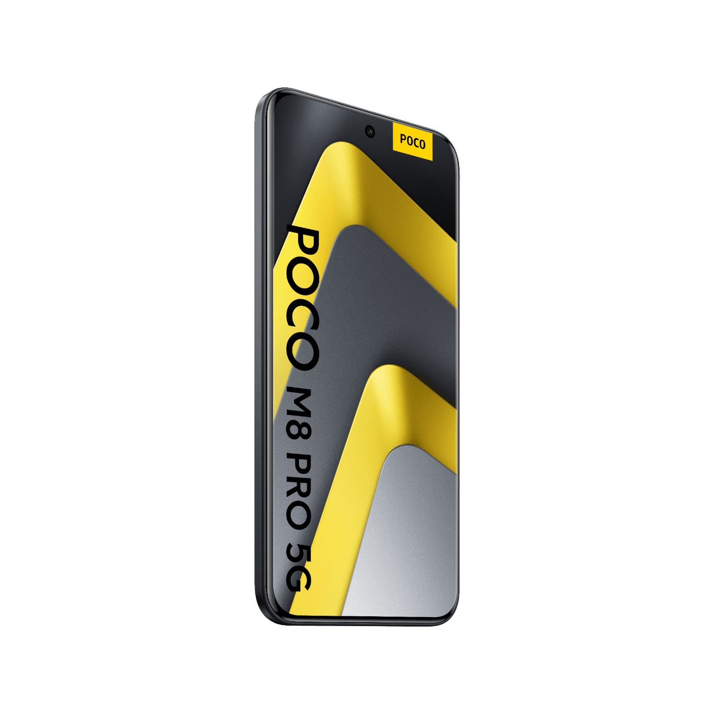 POCO M8 Pro 5G czarny przód bok