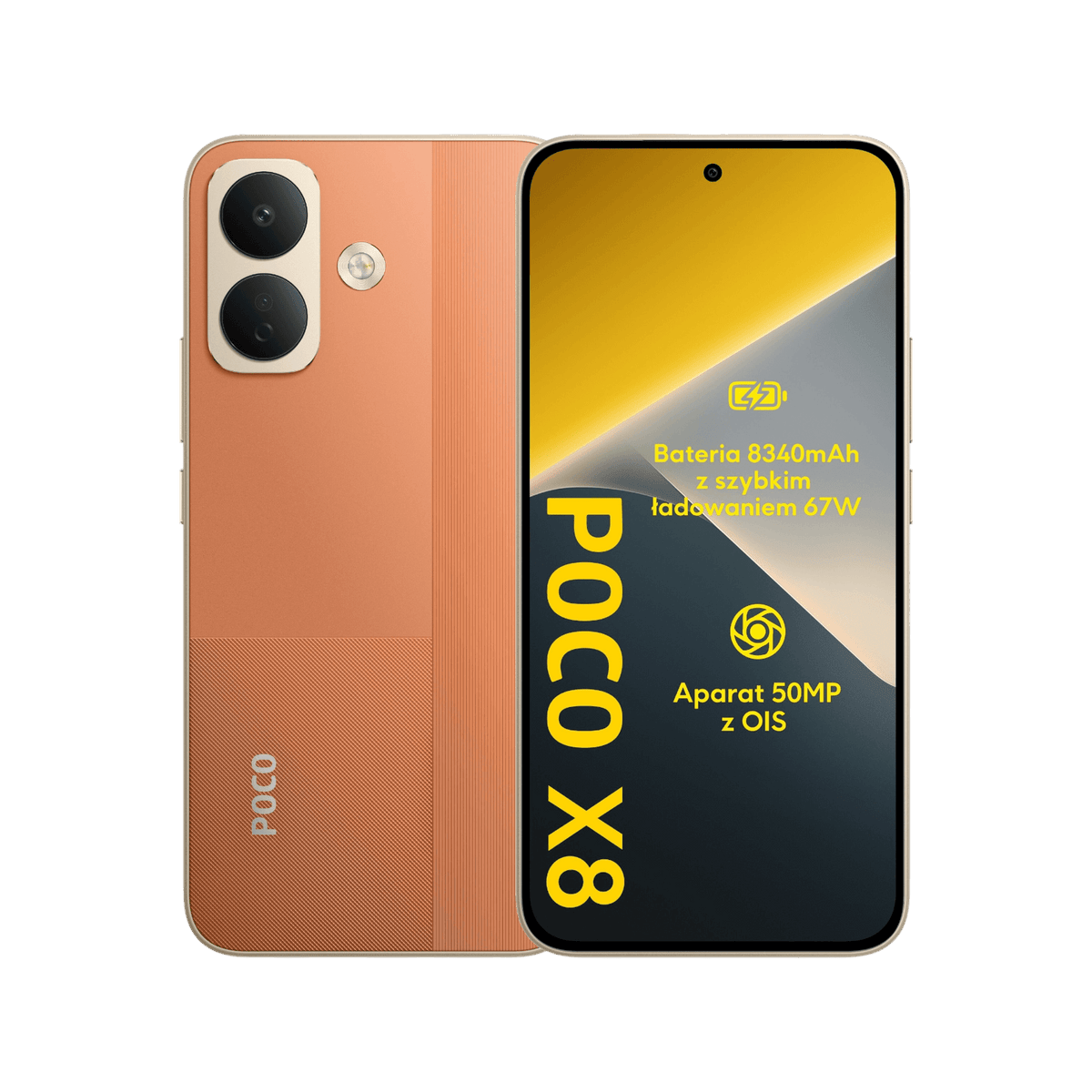 Smartfon POCO X8 Pomarańczowy