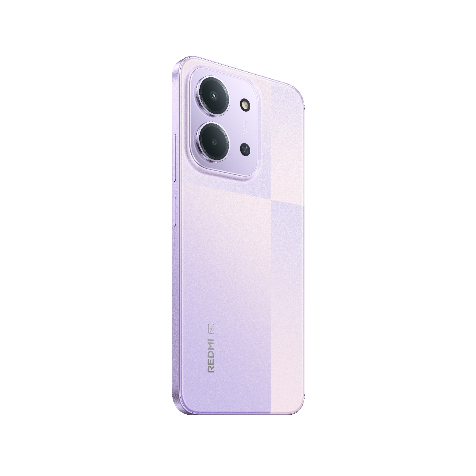 Smartfon Redmi 15C 5G Fioletowy Tylny, lewy bok