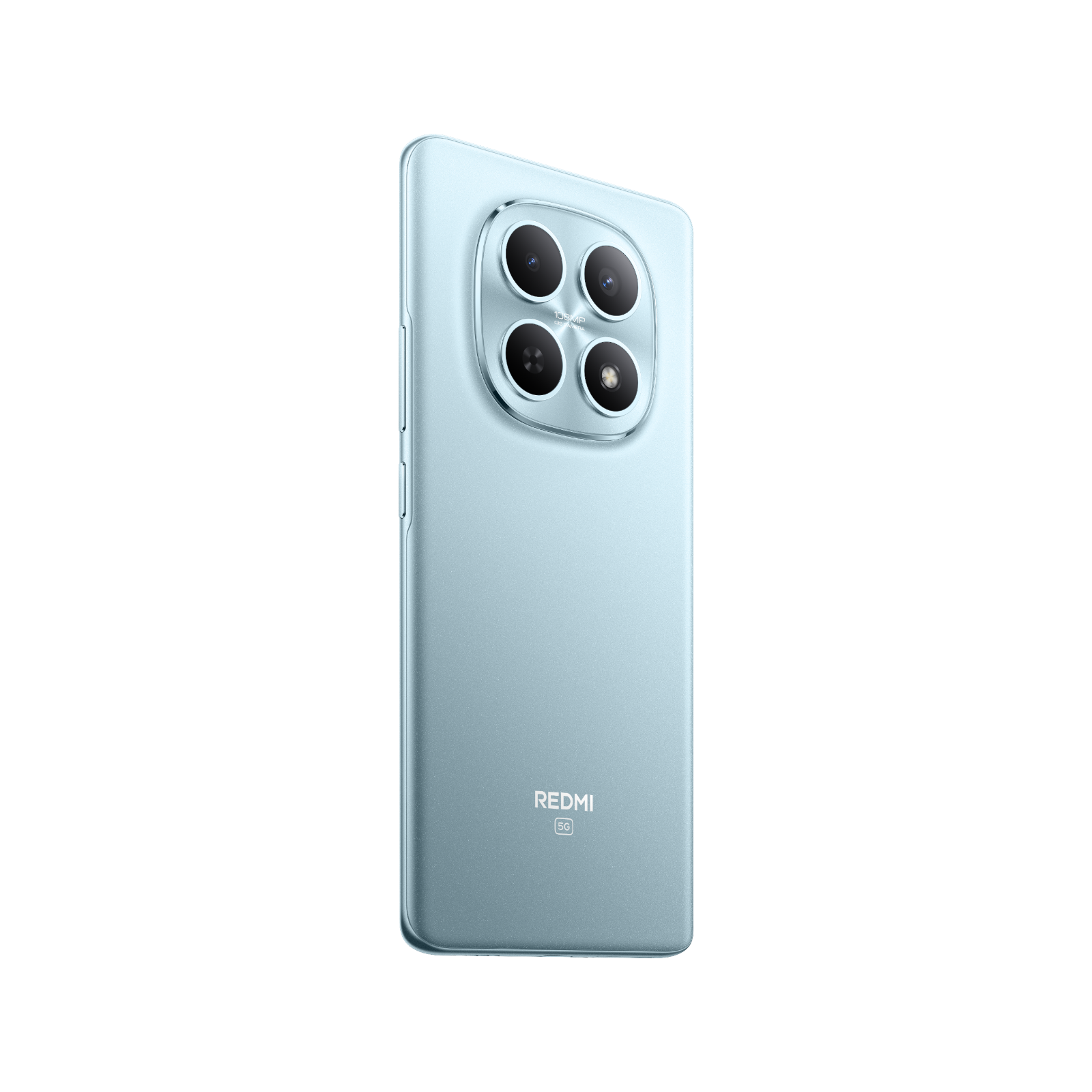 Smartfon Redmi Note 15 5G Niebieski Tylny, lewy bok