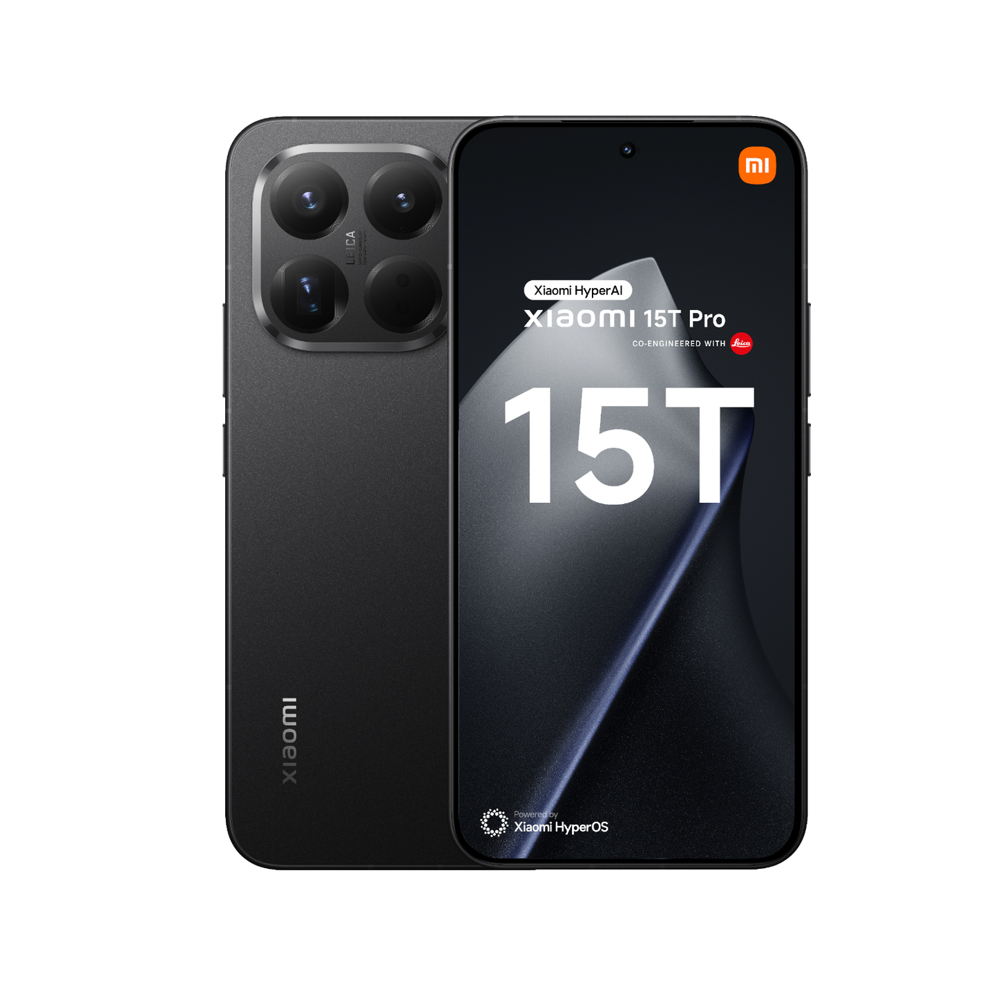 Smartfon Xiaomi 15T Pro Czarny Przednia i tylna obudowa